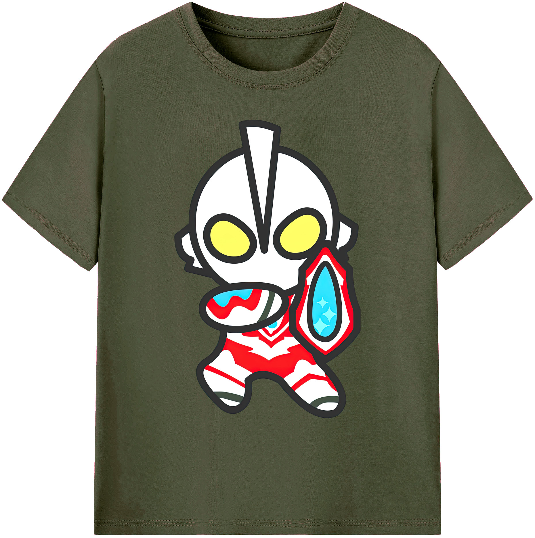 （画像用） ウルトラマン Ultraman 綿100％ メンズ半袖Tシャツ｜肌触りやわらか＆通気性